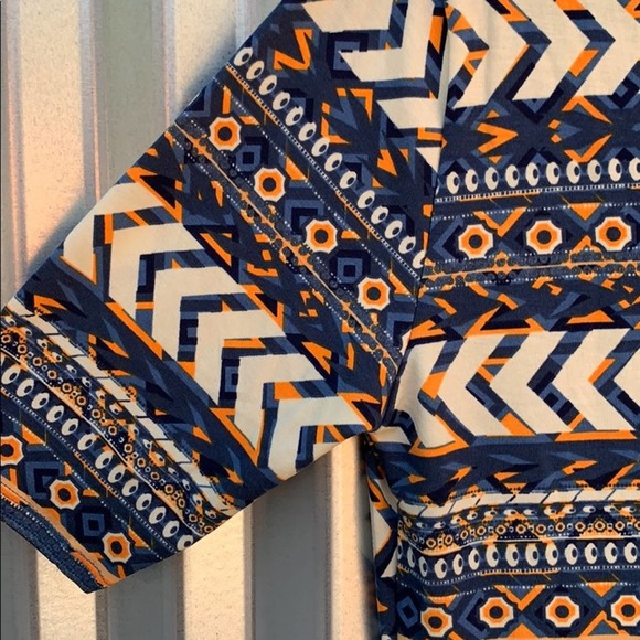 NWT Lularoe Julia Print Dress Large - Picture 7 of 9